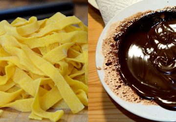 Fettuccine with Chocolate Sauce for Chocolate Lovers